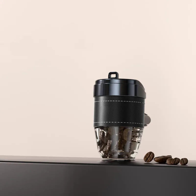 Coffee cup-shaped plastic car air freshener with solid perfume coffee bean fragrance for vehicle odour removal