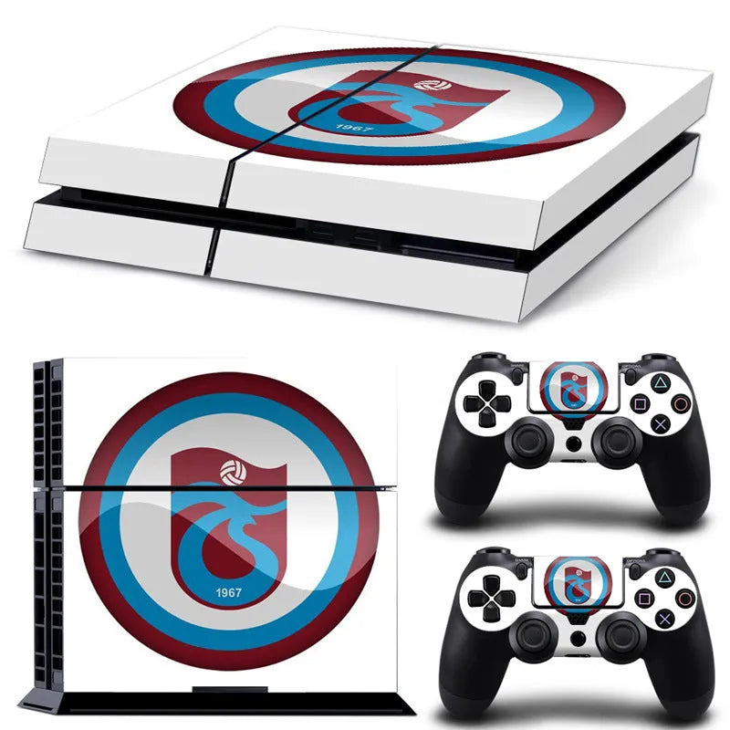 PS4 game console protective film with imported PVC material and multiple design style options