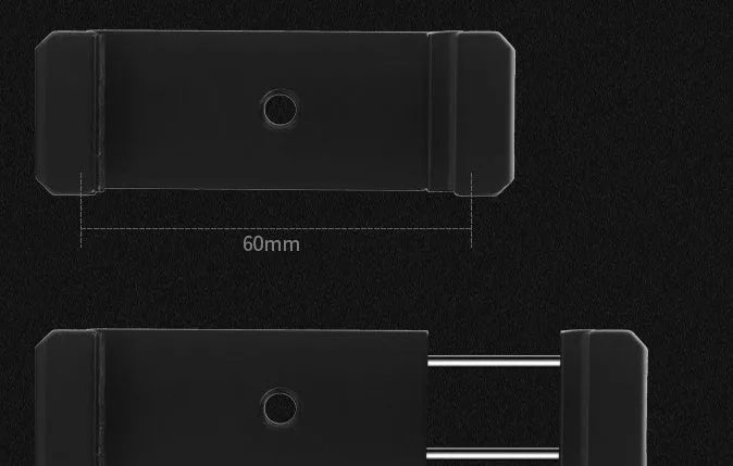 Aluminium alloy handheld bracket accessory for mounting Apple iPhone to table top tripod