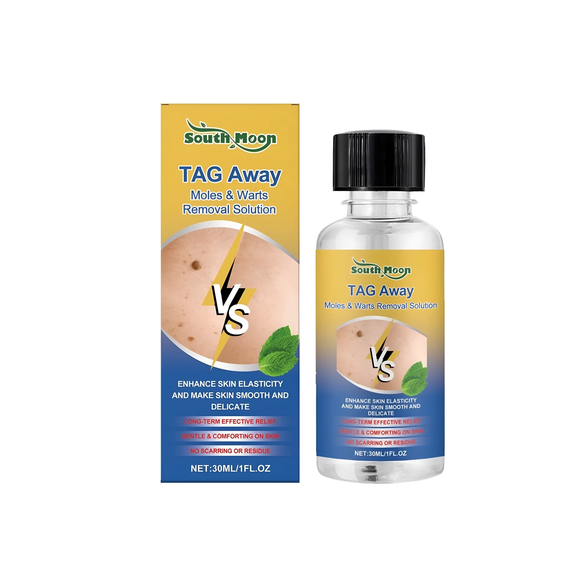 Cleansing And Brightening Liquid 30ml bottle with bamboo vinegar, centella asiatica, and mint leaves formulation
