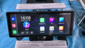 Car navigator dual camera touch screen Carplay GPS navigation 1026-inch black PC PVC front camera recording