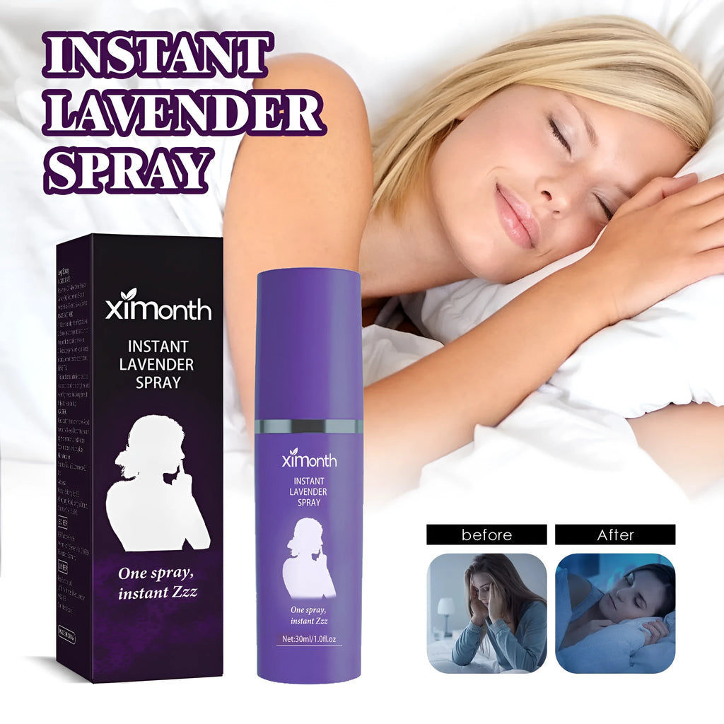 30ml lavender sleep spray bottle for body fatigue relief and bedtime relaxation