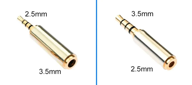 2.5mm to 3.5mm mobile phone headset adapter for Nokia