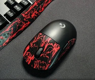 Second generation GPX mouse anti-skid sticker grip tape for mouse buttons in black grey