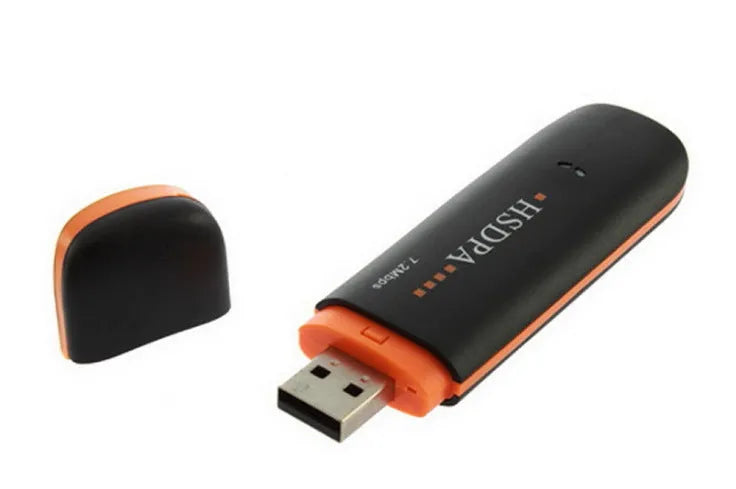 3G wireless network card USB dongle modem in black, dual frequency 2G 3G UMTS GSM HSUPA