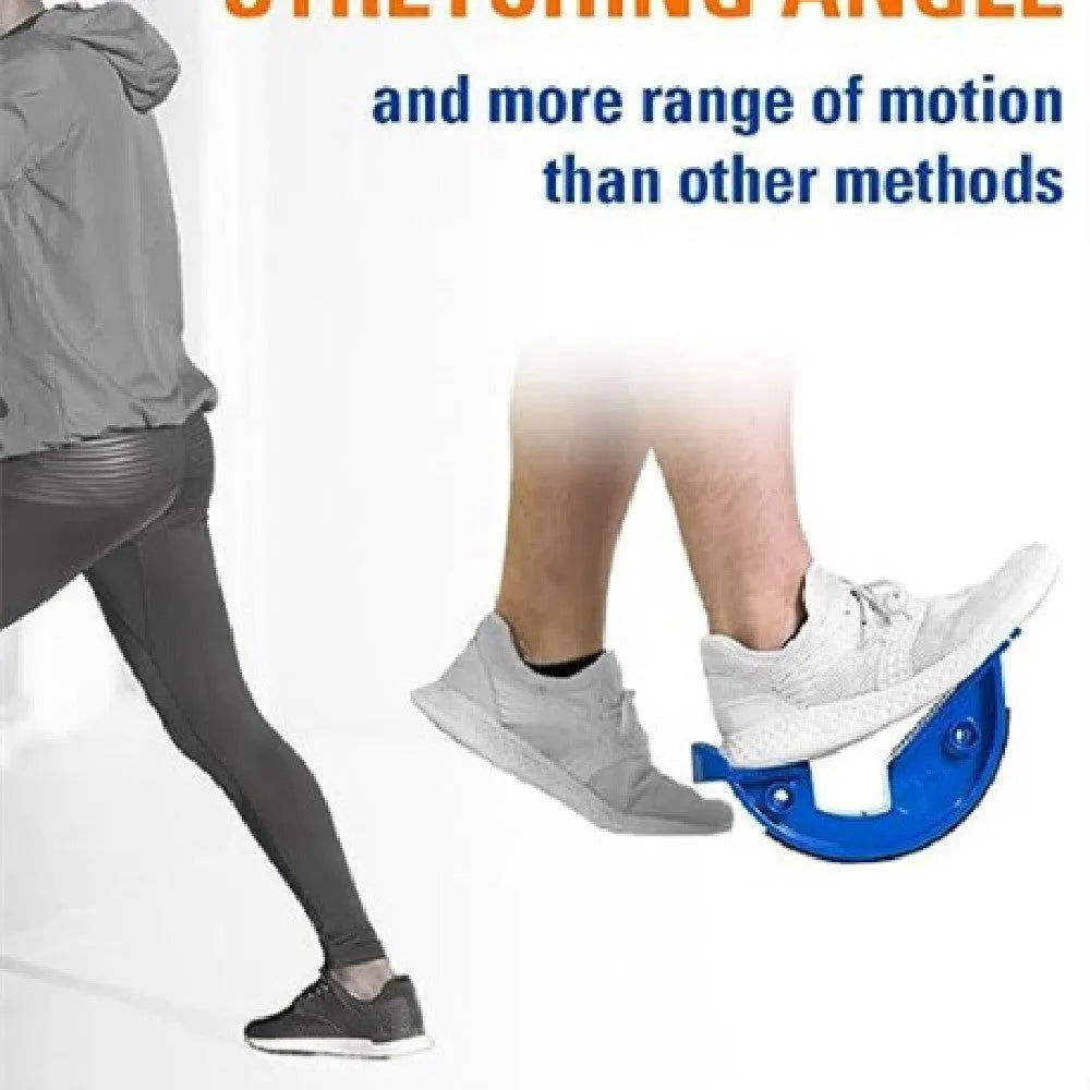 Treasure blue household leg stretching device with diagonal pedal design on ABS plastic base