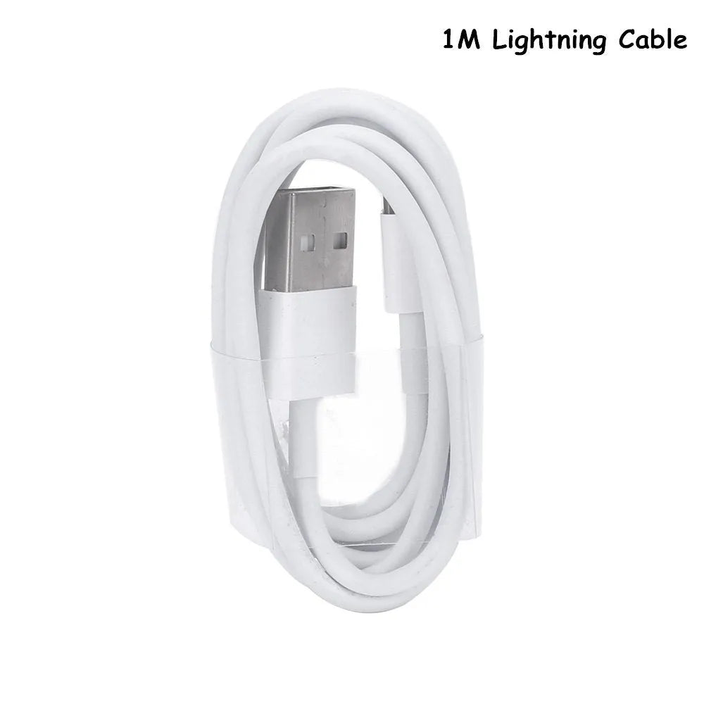 5V 2A USB travel charger with 1m cable compatible with iPhone and iPad models