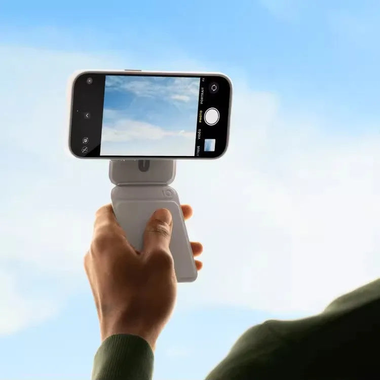 Magnetic mobile phone holder case in black, blue, green, and grey colours showing slim profile and integrated magnet.