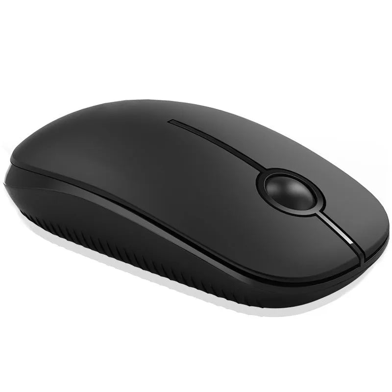 2.4G wireless mouse black colour compact 120x66x36mm design with USB receiver