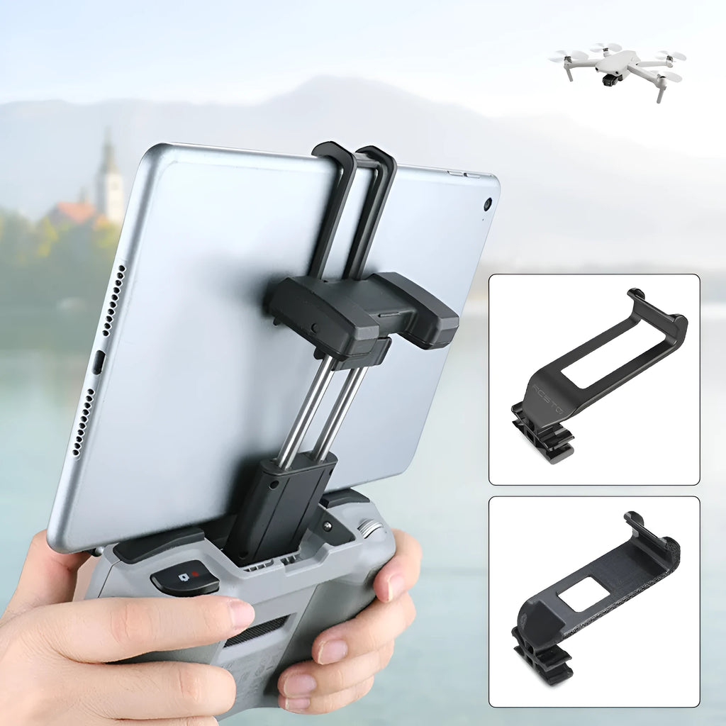 ABS plastic drone remote control phone tablet holder for Mavic Air 2 in compact 8x6x4cm size