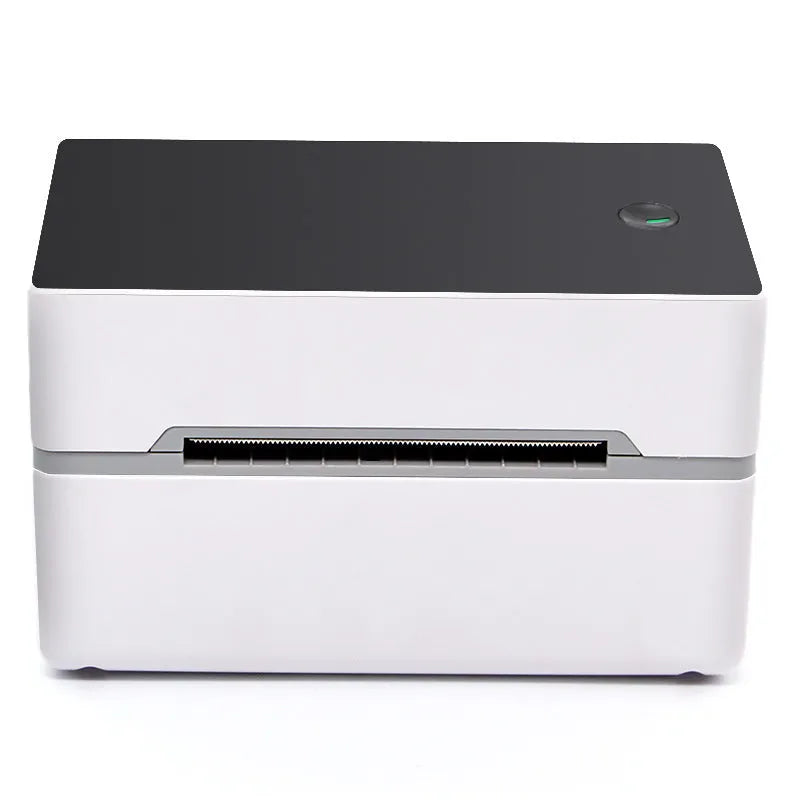 Thermal label printer with Bluetooth and USB, 150mm/s speed, compact 16x8x8 cm desktop model