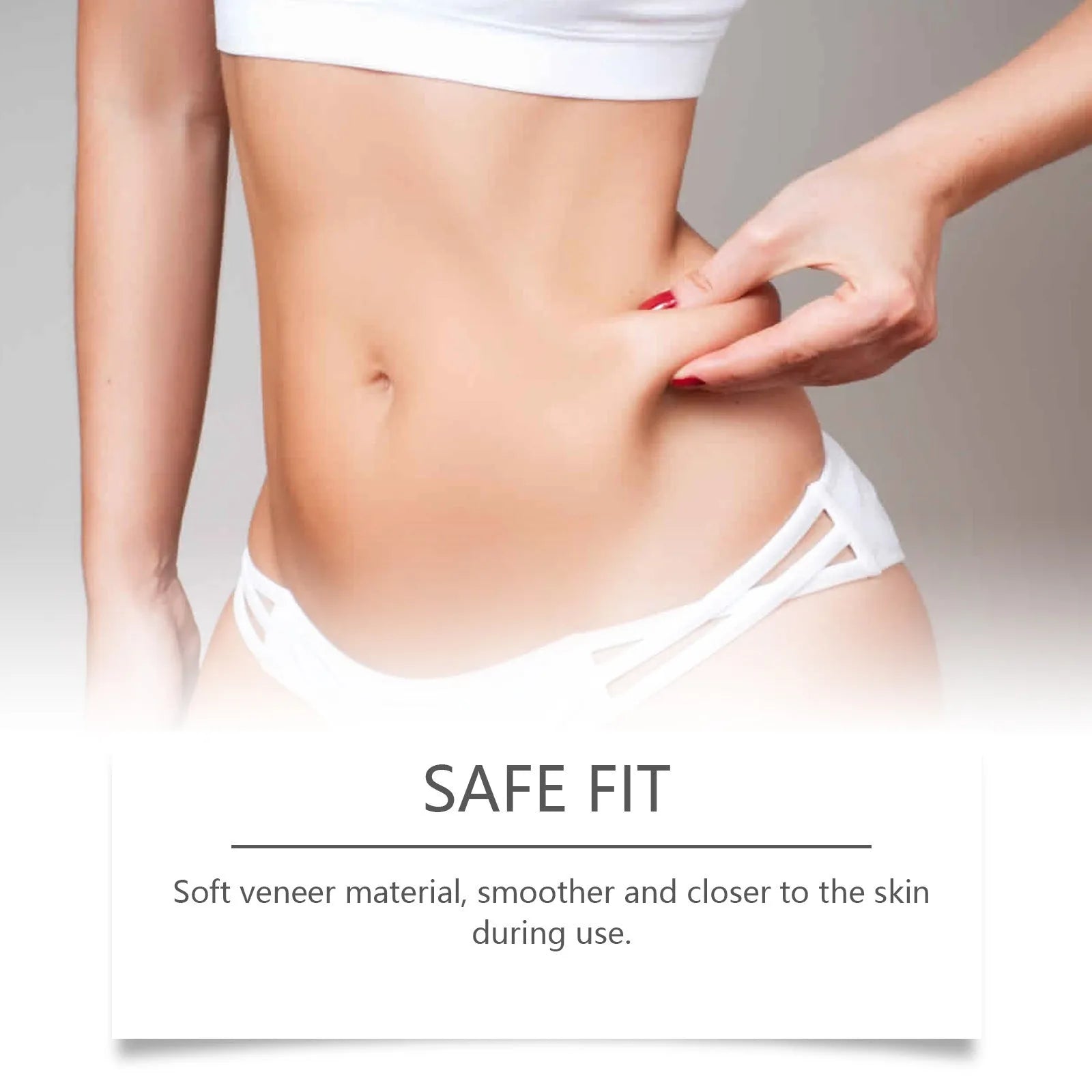 Four slimming microneedle patches in adhesive bandage format for body care