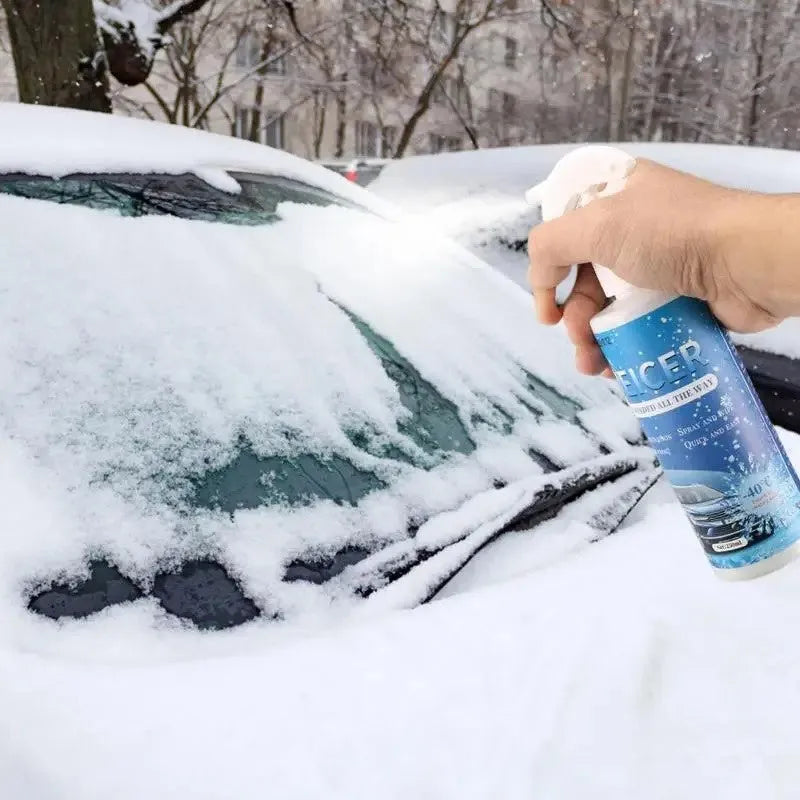 250ml spray bottle of car deicer for melting ice on windscreens