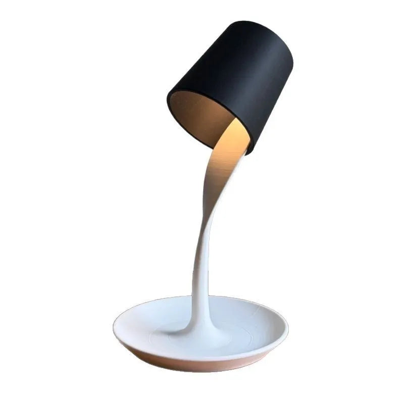 3D printed PLA table lamp with tray American style decorative ornament on desk
