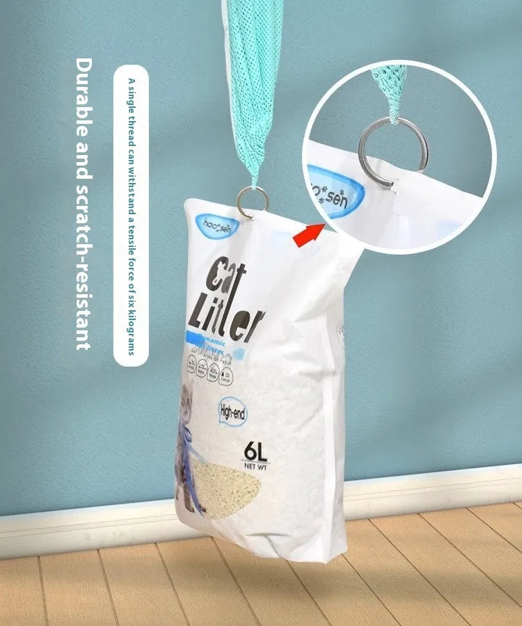 Upgraded 5th generation cat grooming beauty bag for washing and nail trimming in detachable scratch-resistant design.