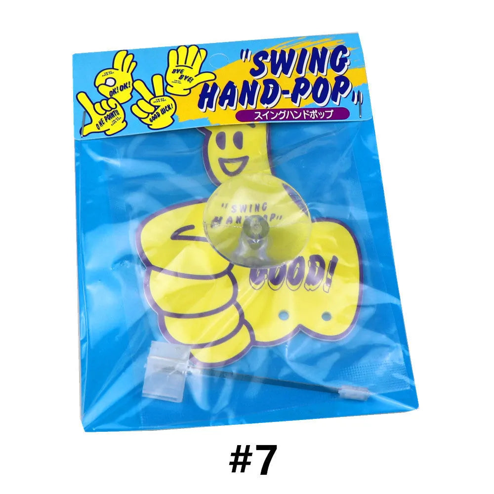 Car dynamic swing jasmine green tea aromatherapy pendant with cartoon swing hand in multiple colours