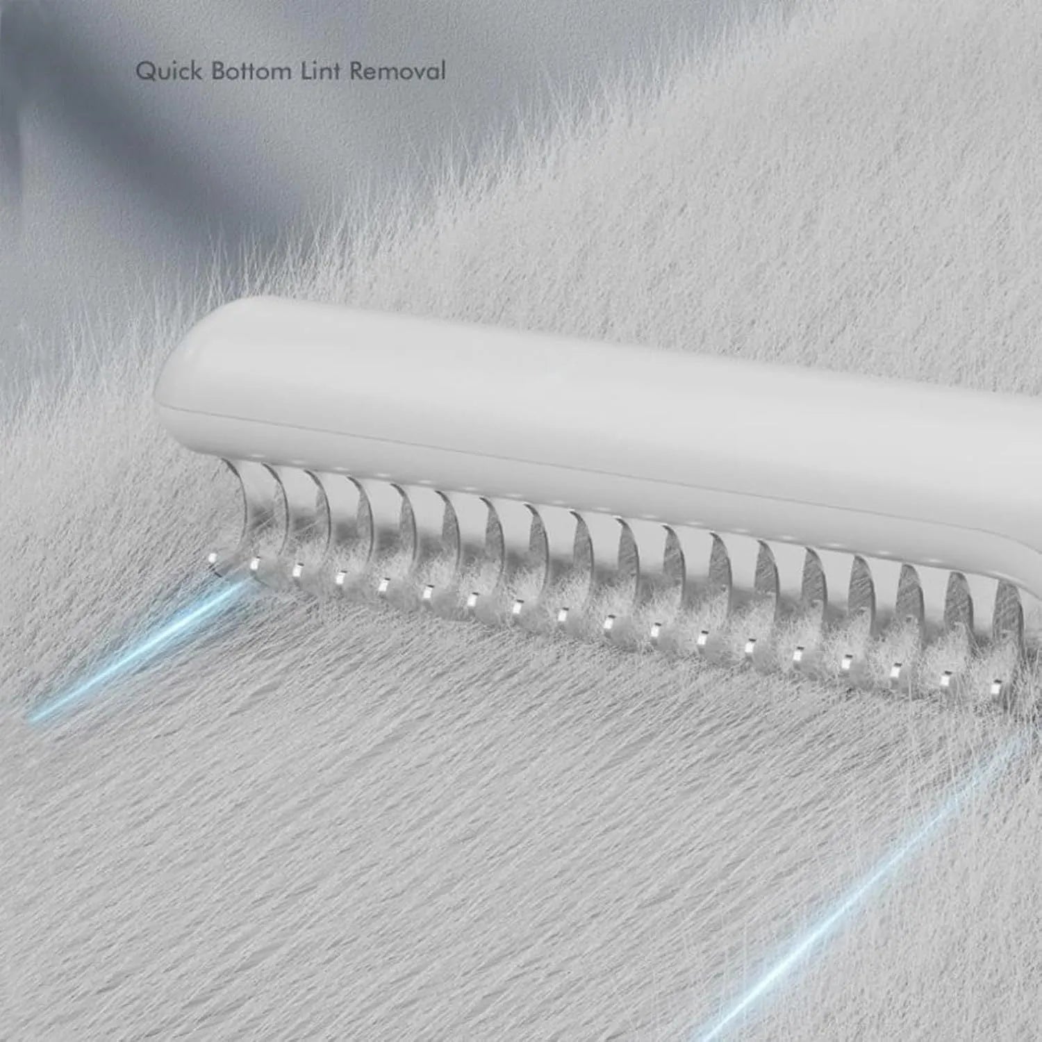 Stainless steel dematting comb for dogs with rake teeth to remove knots and mats