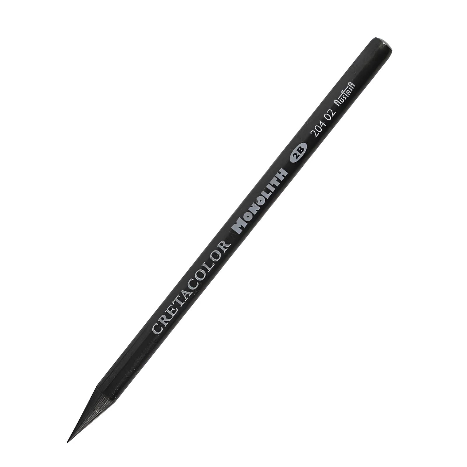 Single 146mm long wood-free graphite sketch pencil for drawing and colouring.