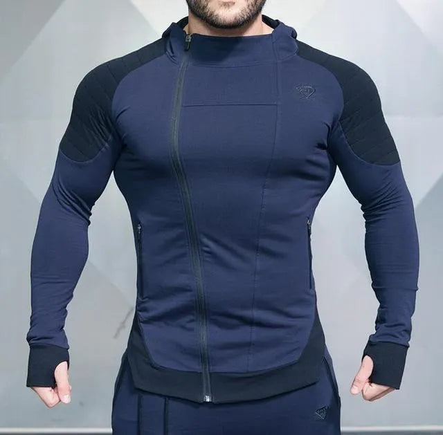 New Gyms slim fit hoodie in cotton, available in multiple sizes and colour options