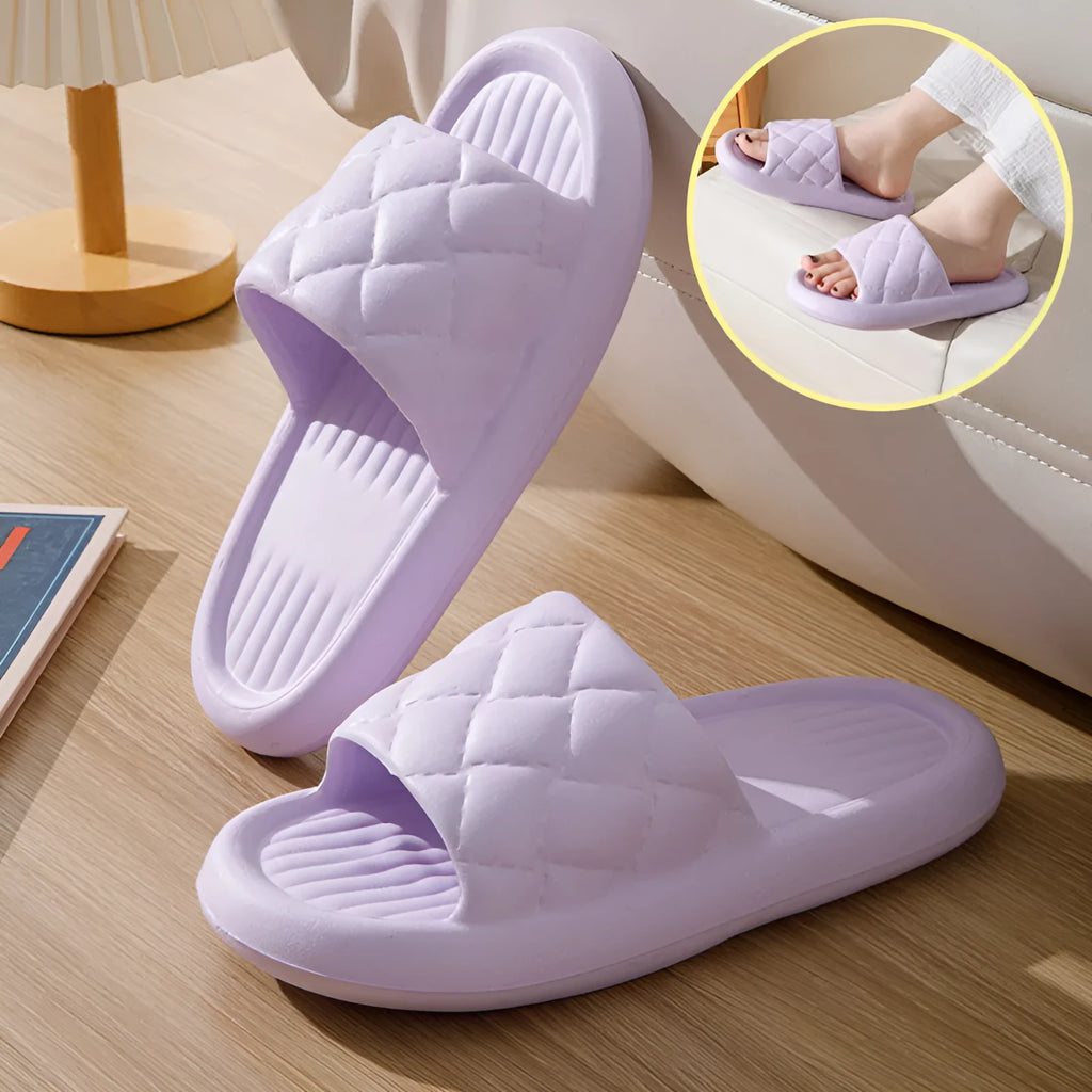 Rhombus EVA home slippers for summer, non-slip floor bathroom slipper, available in multiple colours