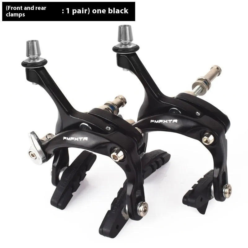 U-shaped metal bicycle brake clamp kit for road bike and fixed gear modifications