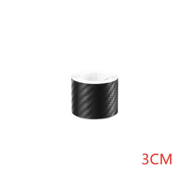 Matte carbon fibre roll for car door sill protection in various width options