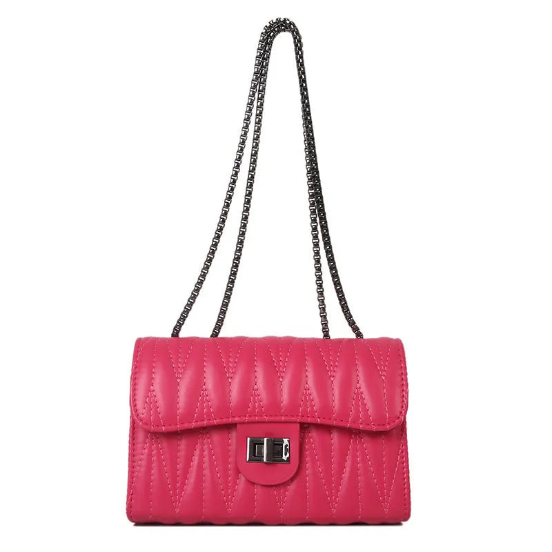 Small beige retro textured diamond pattern PU crossbody bag with a single strap, shown next to a mobile phone for scale.
