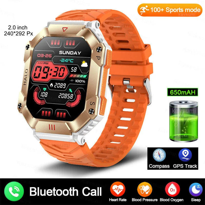 Android GPS fitness smart watch with titanium alloy case and multiple strap options on wrist
