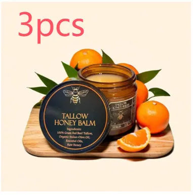 Honey Butter Moisturising Facial Cream in a 57g jar, shown with Citrus, Lavender, and Fragrance-Free options.