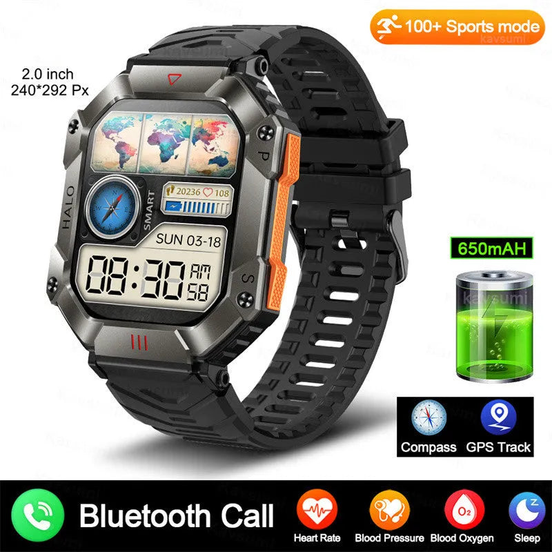 Android GPS fitness smart watch with titanium alloy case and multiple strap options on wrist