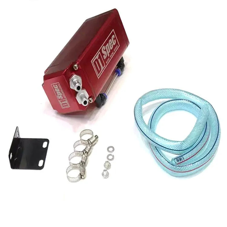 D1 double hole aluminium engine oil catch tank with 15mm fittings in a choice of four colours