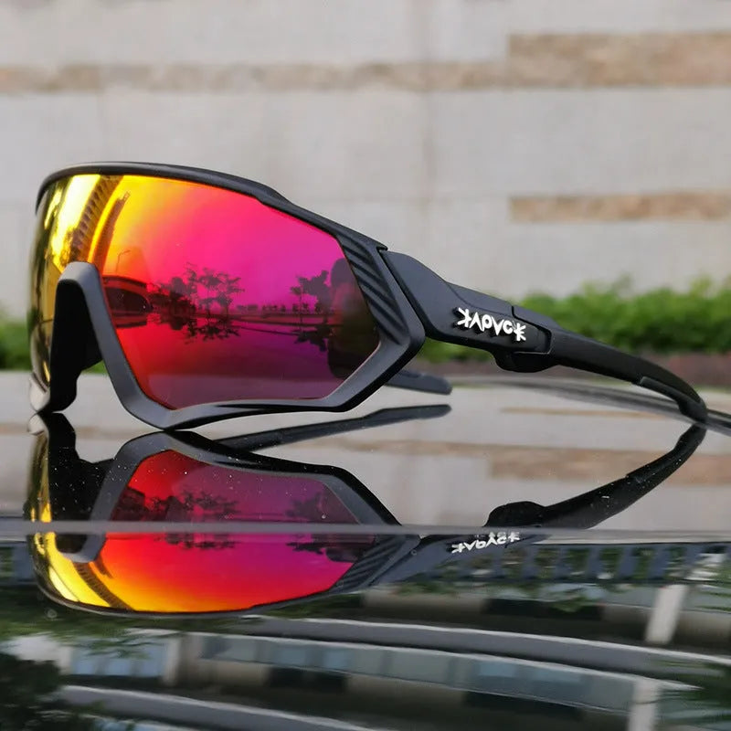 TR90 full rim polarized cycling glasses for outdoor sports running riding