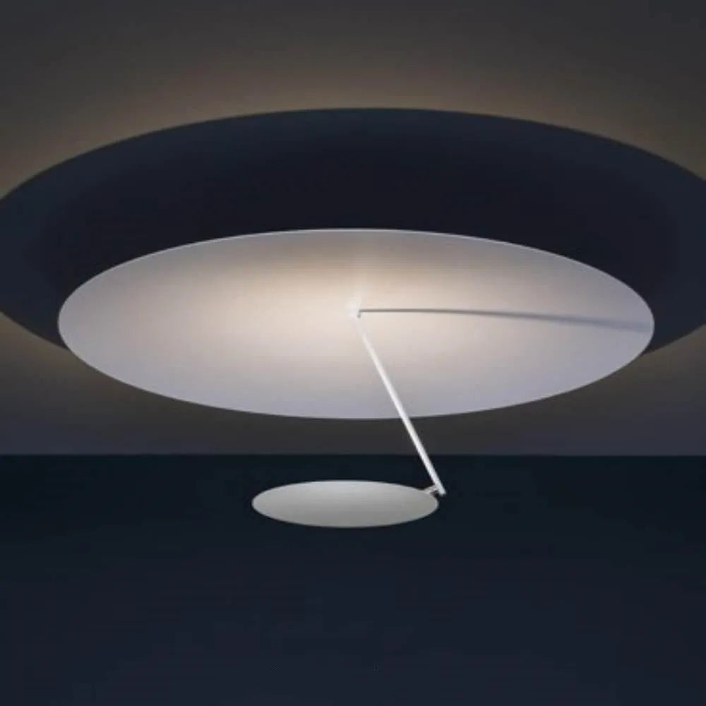 Modern 50cm diameter iron art chandelier ceiling light with integrated warm white LEDs.