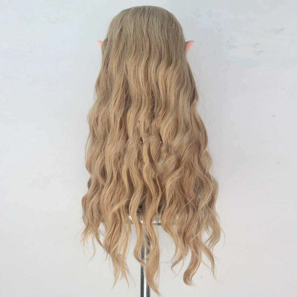 Hobbit wig Elf Queen Kellantril cosplay anime wig long hair 70cm with ears picture colour