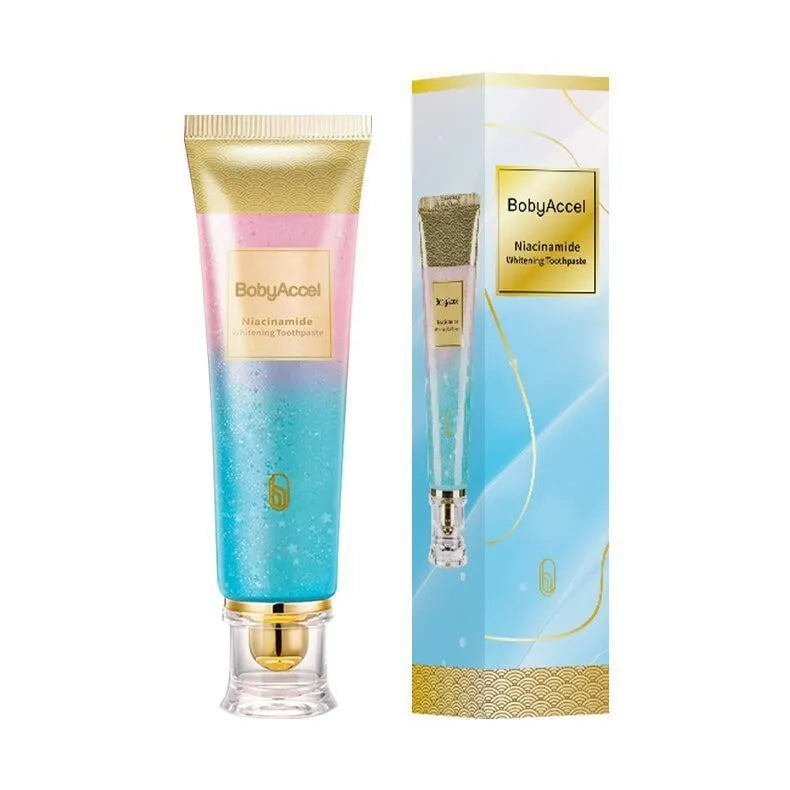 100g tube of nicotinamide whitening toothpaste for adult dental care.
