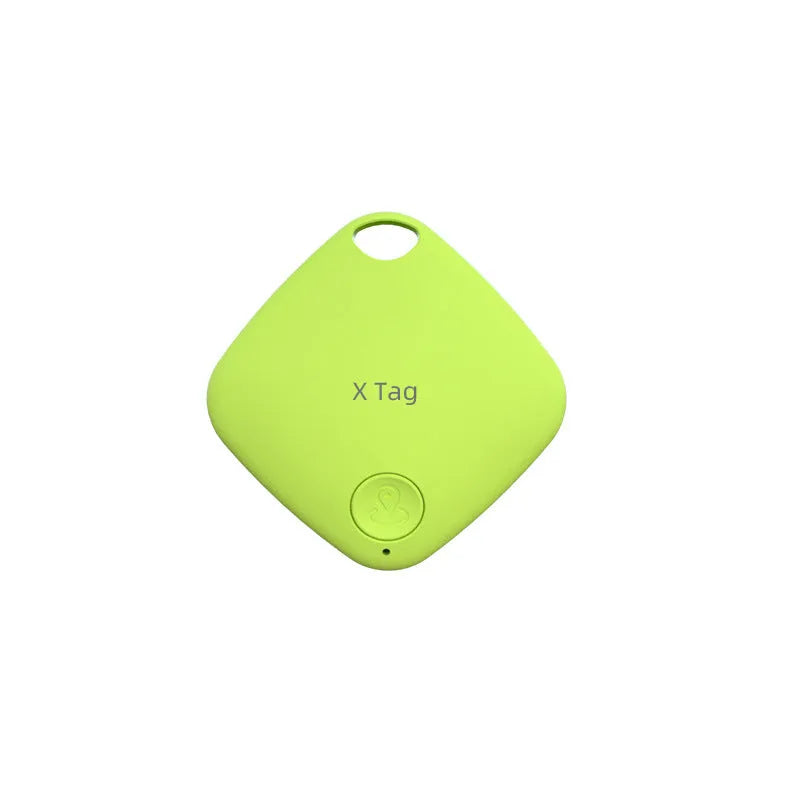 Circular black Bluetooth key finder tracker with key ring, showing 37mm diameter size.