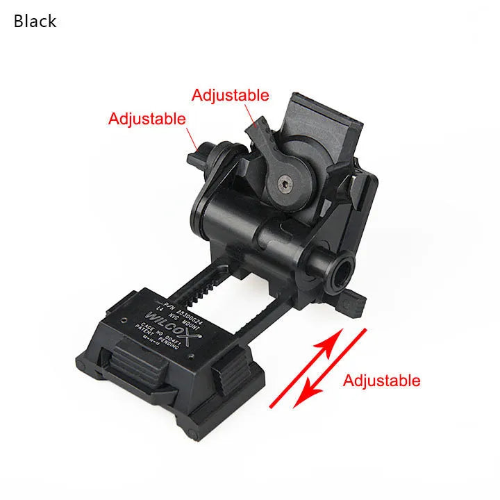 Strong dark earth metal alloy L4 G24 night vision helmet mount for OPS Core FAST