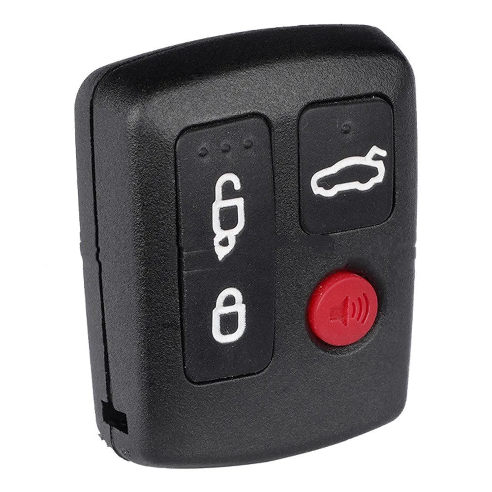Ford car remote key replacement shell in ABS plastic, shown in 2+1 and 3+1 button style options.