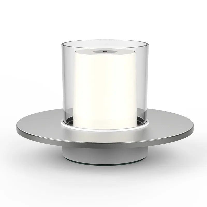 Gold bar table lamp with electroplated finish, 1W LED, and touch dimming on a tabletop