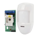 White wired PIR motion sensor wall-mounted passive infrared detector with 120 degree detection angle