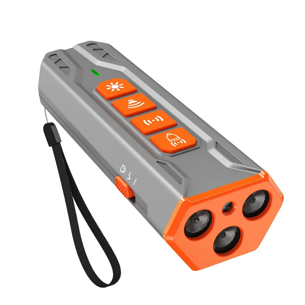 Creative Home Lighting three head ultrasonic dog trainer in ABS plastic