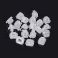 Transparent plastic interior panel fasteners for BMW 5 Series 7 Series E39 E38 vehicles