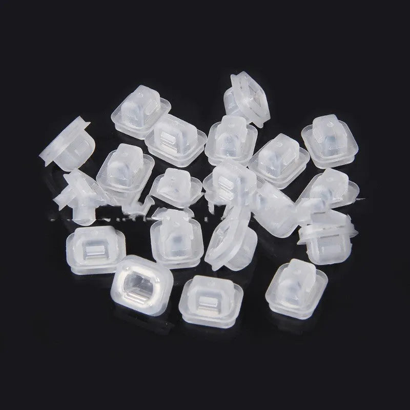 Transparent plastic interior panel fasteners for BMW 5 Series 7 Series E39 E38 vehicles