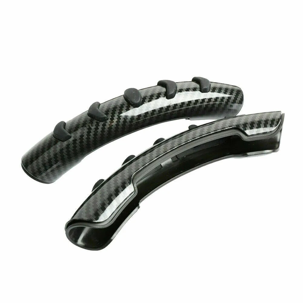 Carbon fibre black steering wheel anti-skid sleeve for 38cm diameter wheels