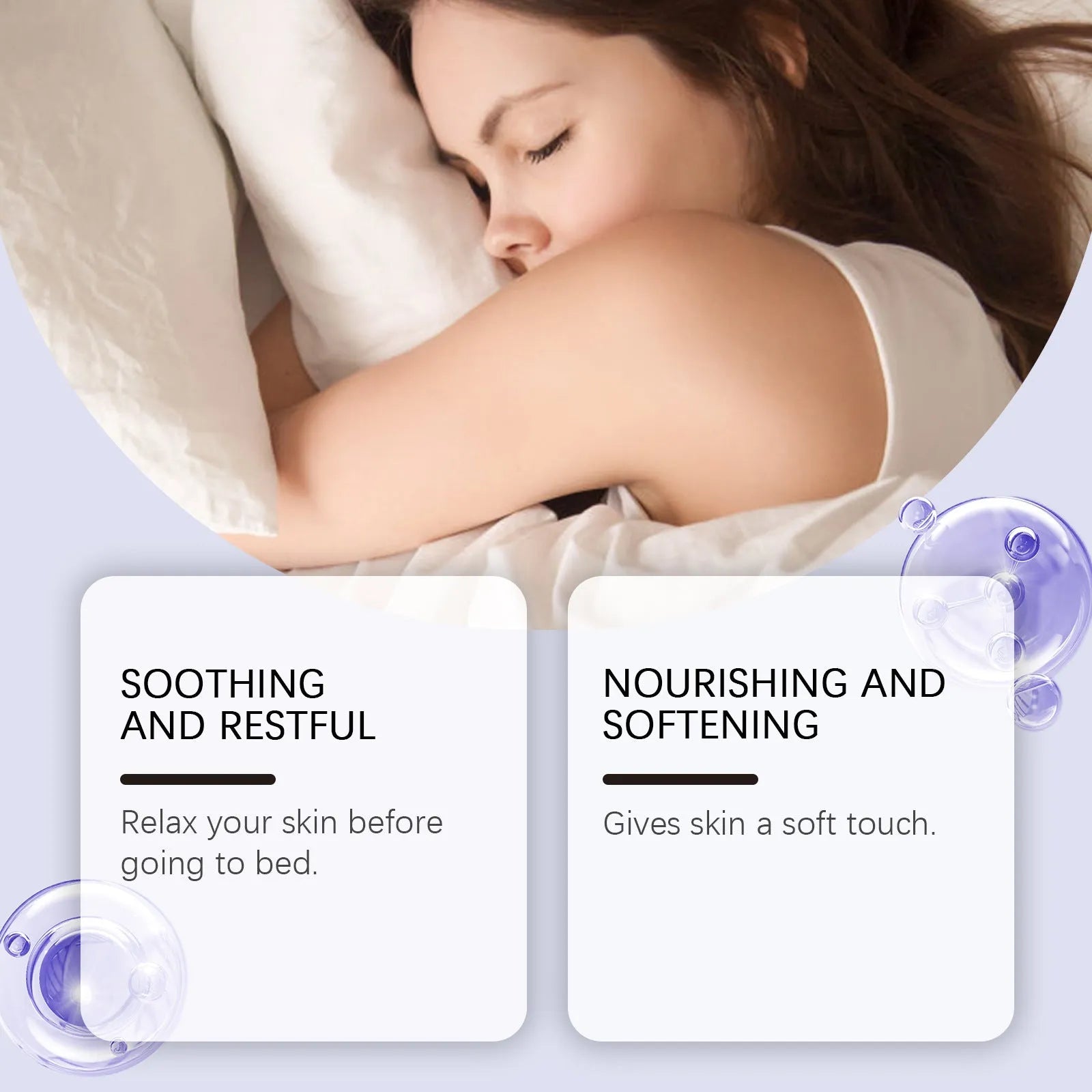 90g jar of Sleep Magnesium Essence Cream with honey active ingredient for overnight hydration