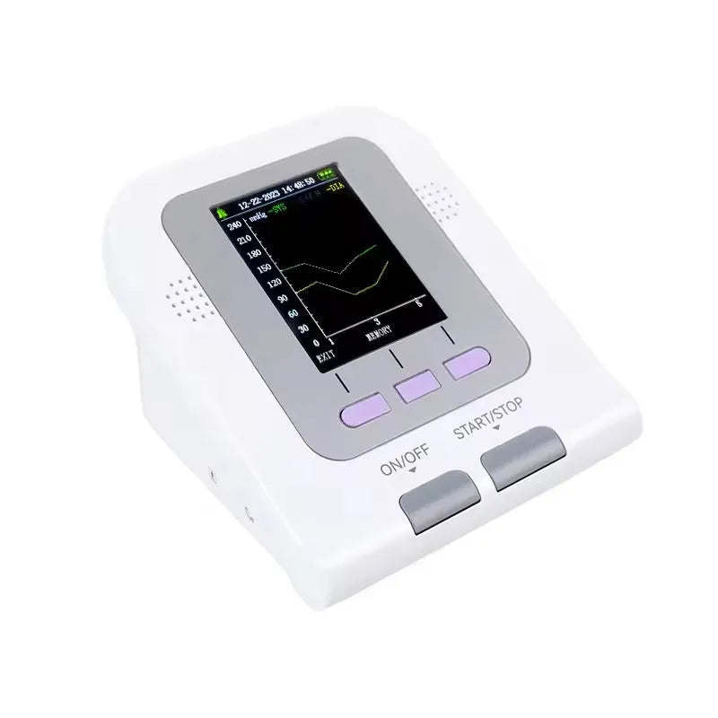CONTEC08A veterinary digital blood pressure monitor unit with colour screen and detachable cuff
