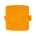 Red silicone baking tray and heat-resistant gloves set in colour box packaging