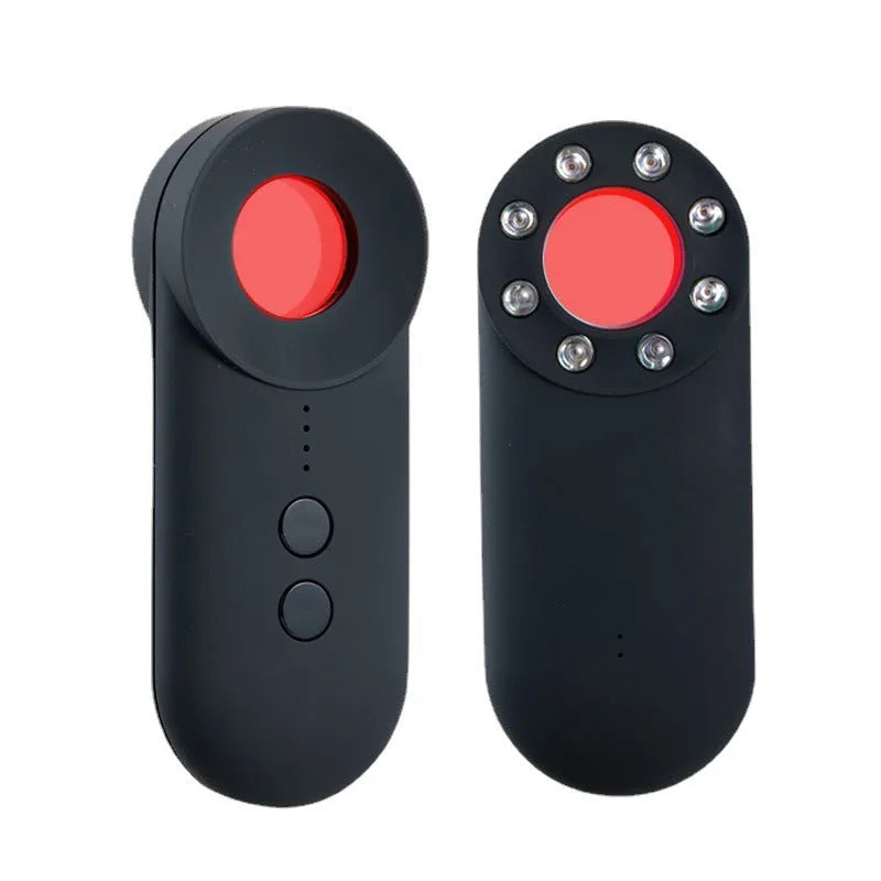 Black portable GPS and signal detector with ABS housing measuring 93.8 x 38 x 14.5mm