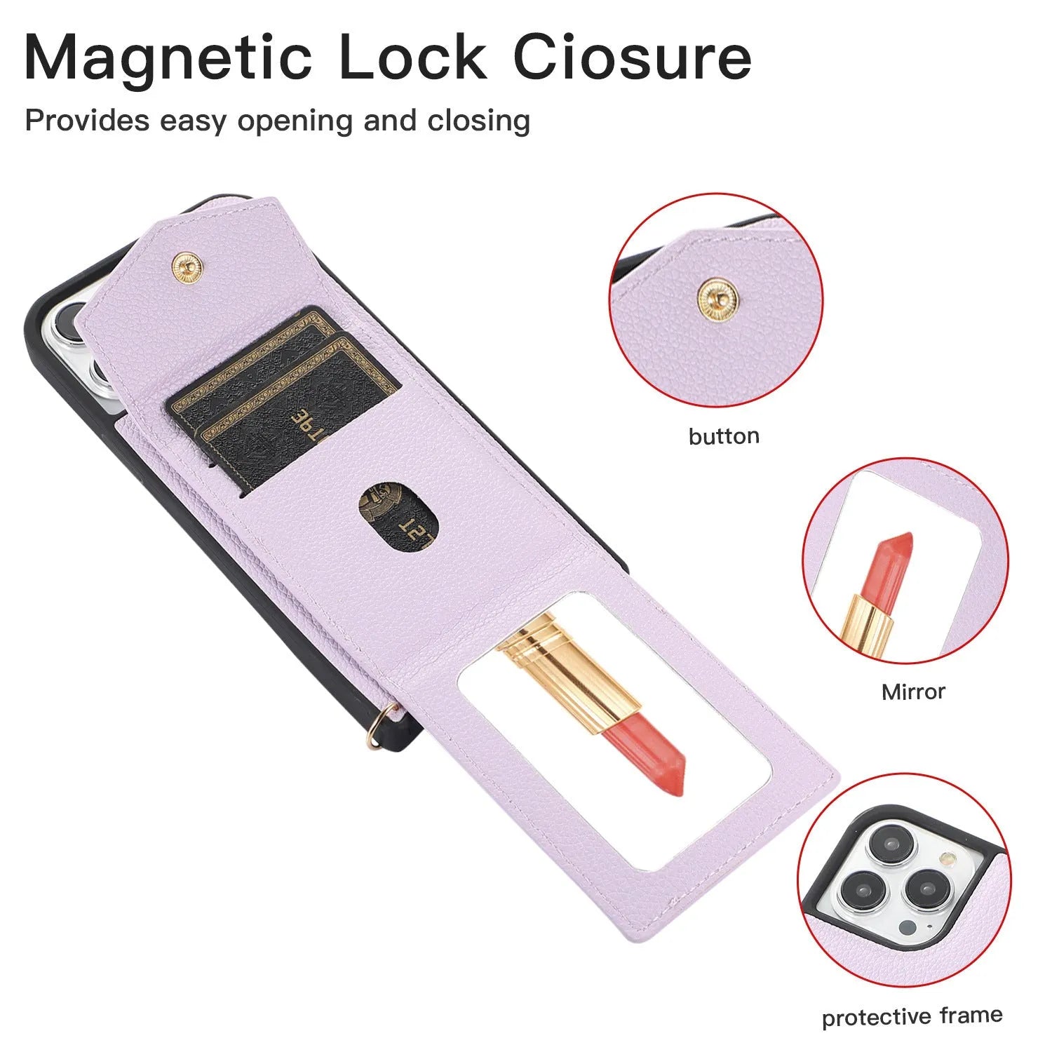 Inclined straddle fishtail style TPU leather phone case for iPhone in solid colours.