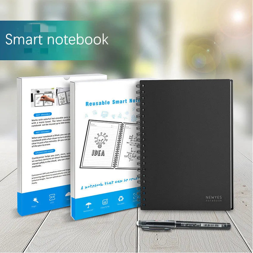 Business Intelligence Notebook with PVC cover, audio recording, and handwriting recognition, A5 size, 181x255 mm